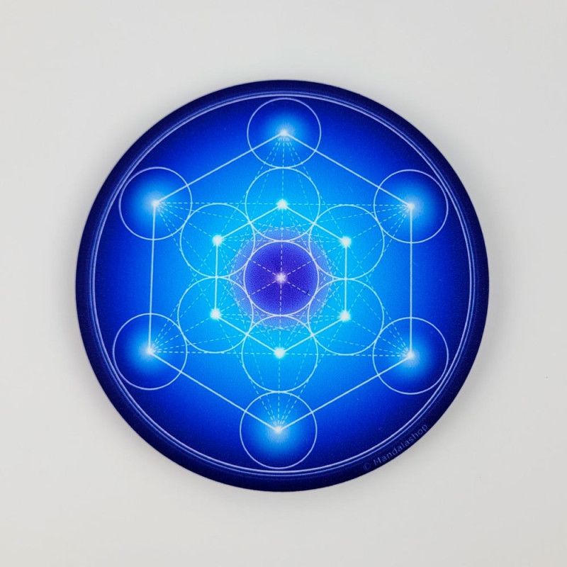 Metatron's Cube soft touch Magnet (7 colours at choice)