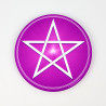 Magnet Pentagramm violett