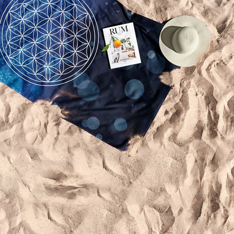 Mikrofaserhandtuch Blume des Lebens