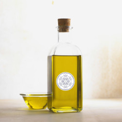 Adesivo Cubo di Metatron bianco