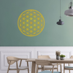 Adesivo murale Fiore della Vita (7 colori tra cui scegliere)