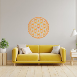 Adesivo murale Fiore della Vita (7 colori tra cui scegliere)