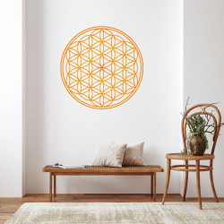 Wandsticker Blume des Lebens (7 Farben zur Auswahl)