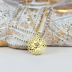 Gold-plated Om – Aum pendant