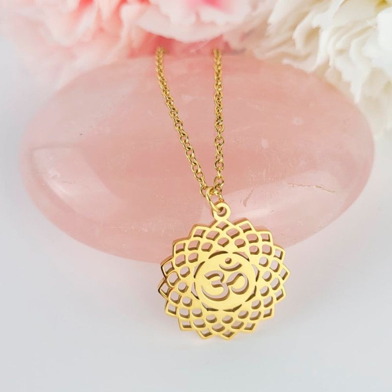 Colgante Om – Aum chapado en oro