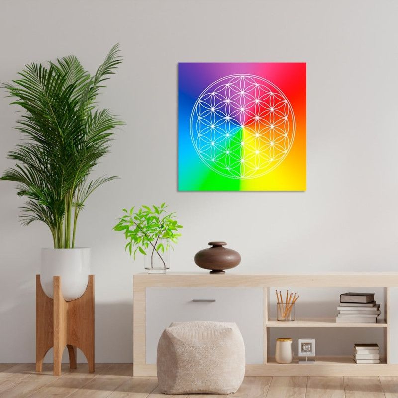 7-ray Flower of Life canvas