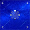 Tarot-Tischdecke Blume des Lebens – 60x60 cm