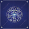Tarot-Tischdecke Siegel der 7 Erzengel 60x60 cm