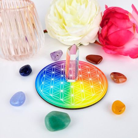 Disque harmonisant Fleur de Vie 7 rayons