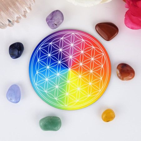 Disque harmonisant Fleur de Vie 7 rayons