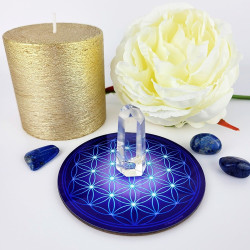 Disque harmonisant Fleur de Vie - 7 couleurs au choix (du rouge au violet)