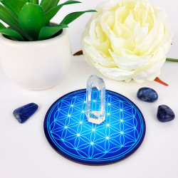 Harmonising disk Flower of Life - 7 colours at choice (from red to purple)