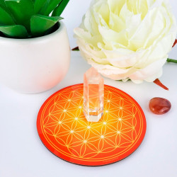 Harmonising disk Flower of Life - 7 colours at choice (from red to purple)