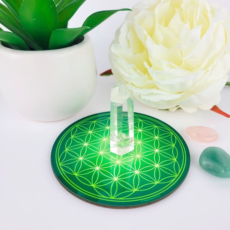 Harmonising disk Flower of Life - 7 colours at choice (from red to purple)