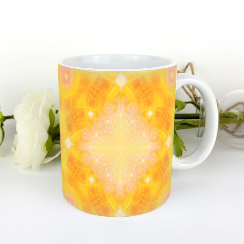 Tasse Mandala der Selbstüberwindung