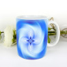 Tasse Mandala des Willens (blau)