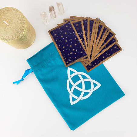 Triquetra velvet pouch