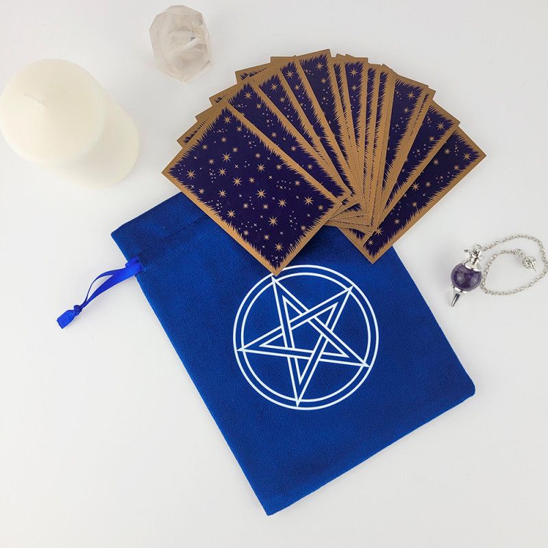 Samtbeutel Pentakel