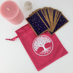 Samtbeutel Lebensbaum