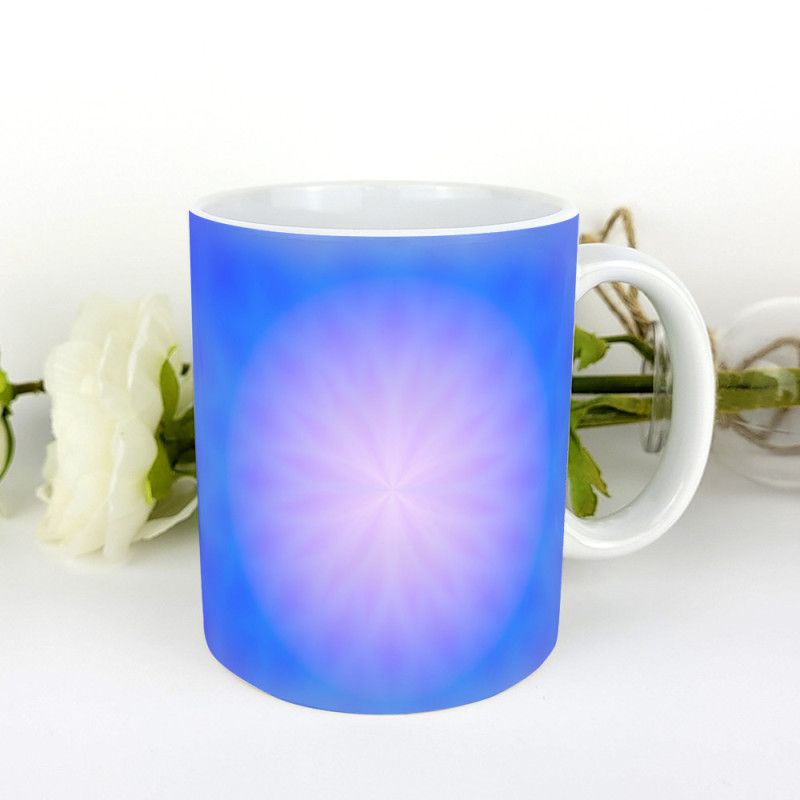 Taza mandala de apertura de centros espirituales