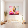 Bild Buddha mit Lotus