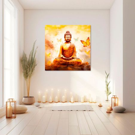 Quadro Buddha in meditazione