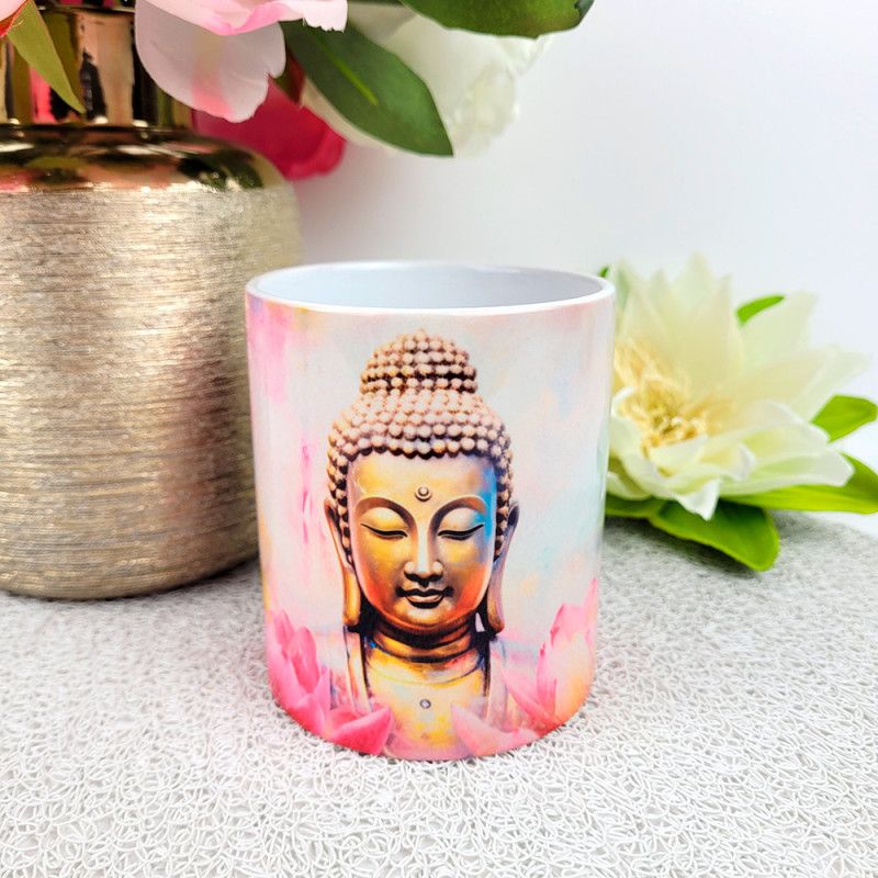 Tasse Buddha mit Lotus