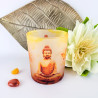 Teelichthalter Buddha in Meditation