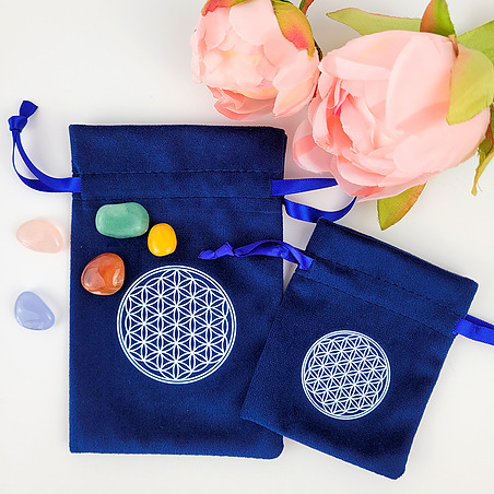 Pochette pour pierre Fleur de Vie