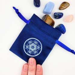 Bolsa para piedra Cubo de Metatrón