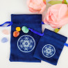 Sambeutel für Edelsteine Metatron-Würfel