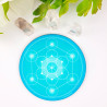 Harmonisierungsdisk Metatron-Würfel Türkis