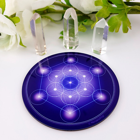 Harmonisierungsdisk Metatron-Würfel – 7 Farben zur Auswahl