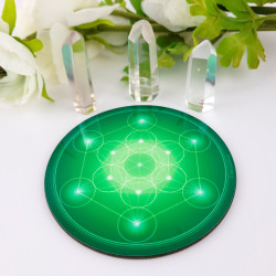 Disco armonizzante Cubo di Metatron - 7 colori da scegliere (dal rosso al viola)