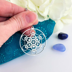 Ciondolo unisex Cubo di Metatron