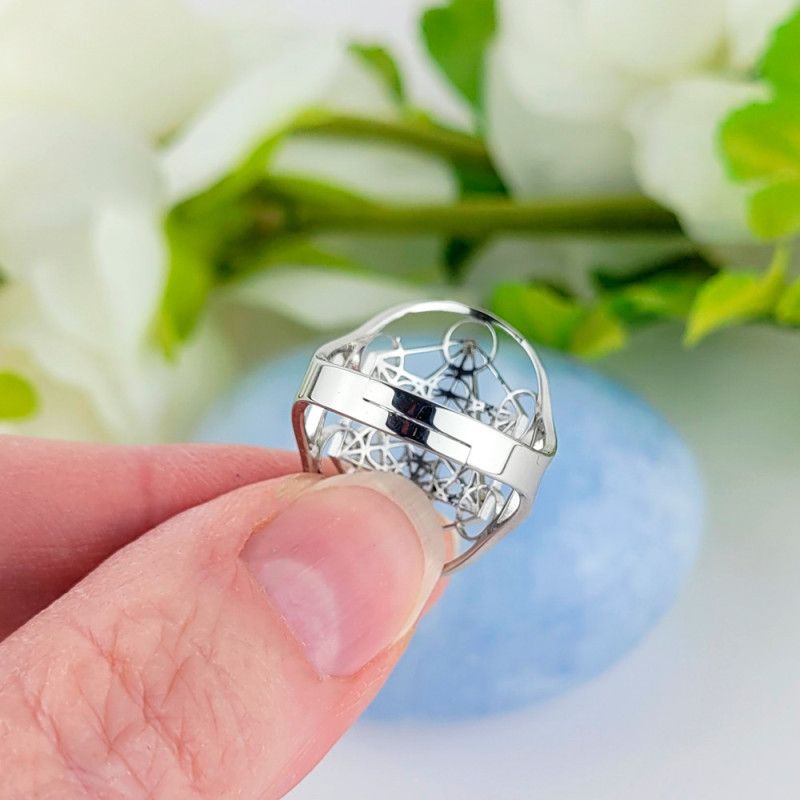 Adjustable Metatron Ring – a powerful sacred symbol