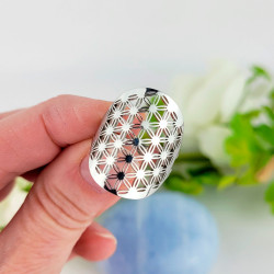 Bague Fleur de Vie ajustable