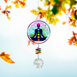 Kristall-Sonnenfänger 7 Chakren