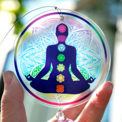 Kristall-Sonnenfänger 7 Chakren