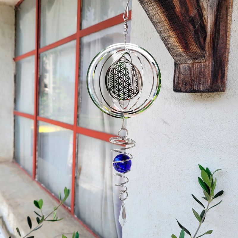 Flower of Life wind spinner