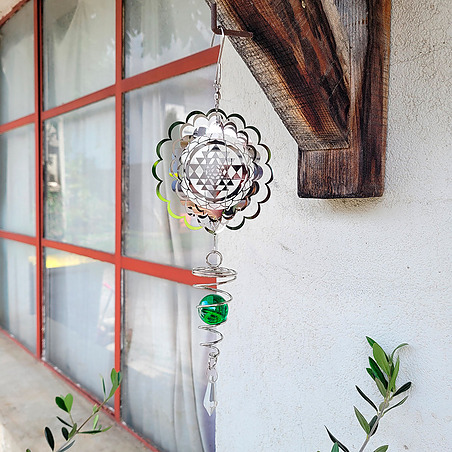 Wind spinner Sri Yantra