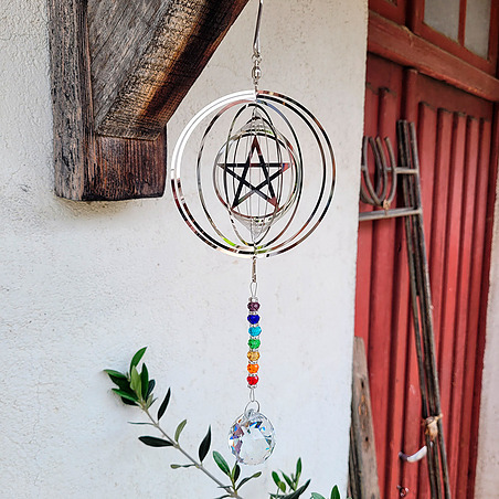 Wind spinner Pentagramme