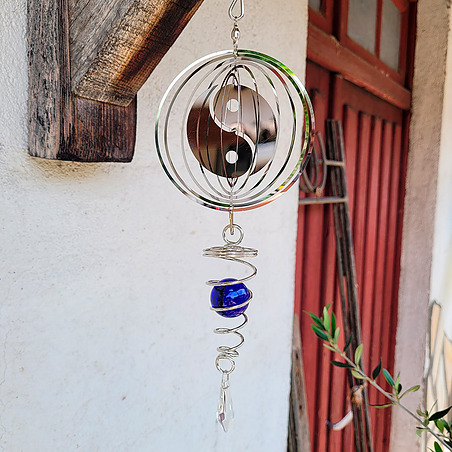 Yin Yang wind spinner
