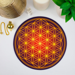 Mauspad Blume des Lebens antik