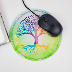 Mauspad Lebensbaum grün