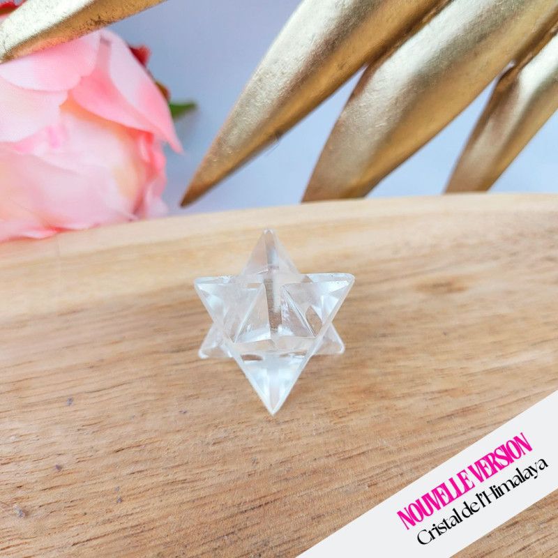 Merkaba Bergkristall aus dem Himalaya