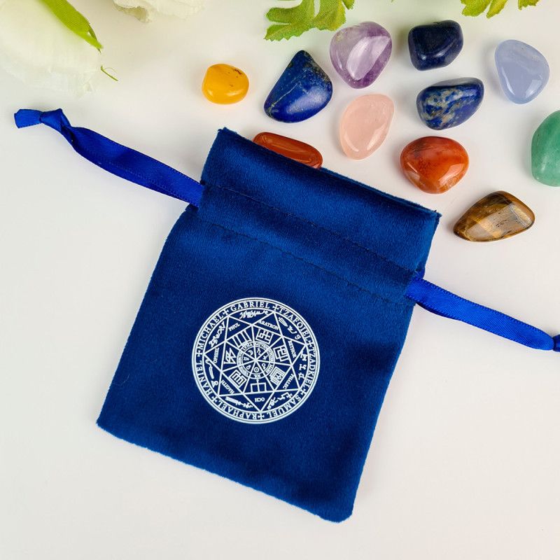 Sambeutel für Edelsteine Siegel 7 Erzengel