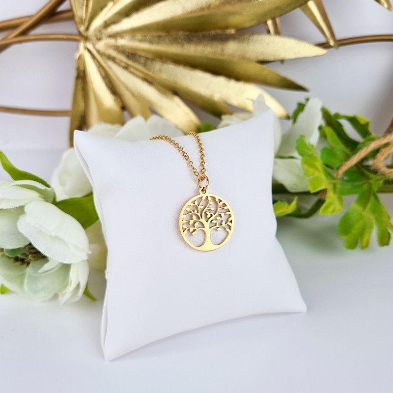 Colgante Árbol de la Vida chapado en oro
