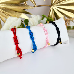 Bracciale Fiore della Vita in macramè