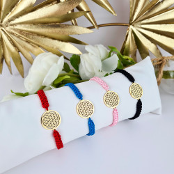 Makramee-Armband Blume des...